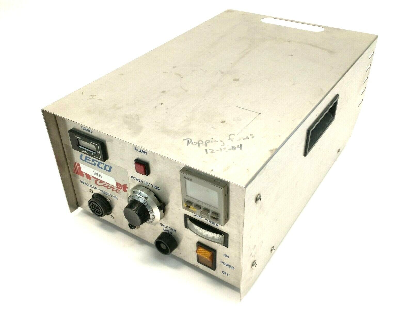 Lesco VRM2002 225 Rocket Cure UV Curing Power Control Module NO POWER - For parts or not working - Maverick Industrial Sales