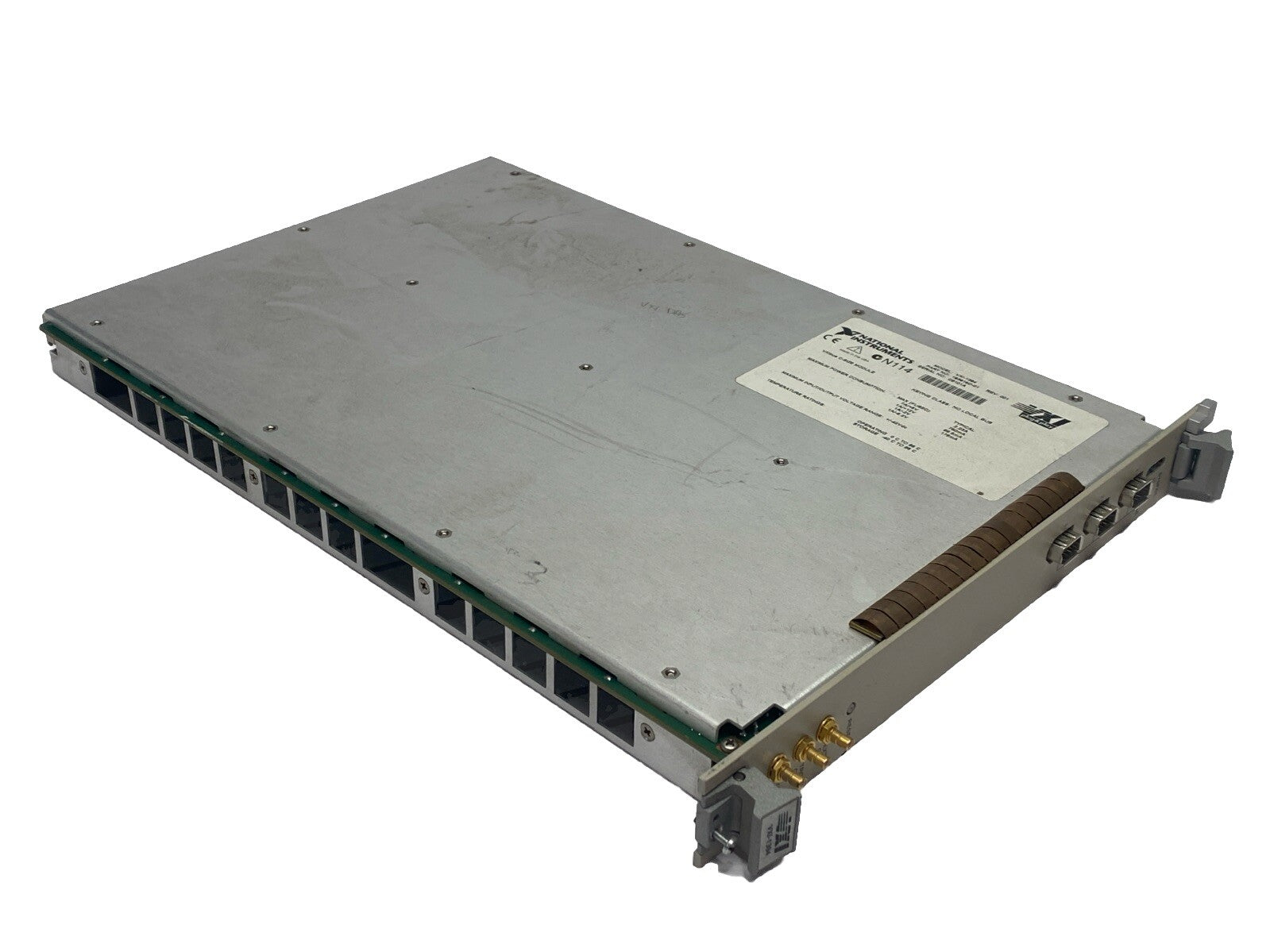 National Instruments VXI-1394 VXIbus C-Size Module 183815D-01 Rev: 001 - For parts or not working - Maverick Industrial Sales