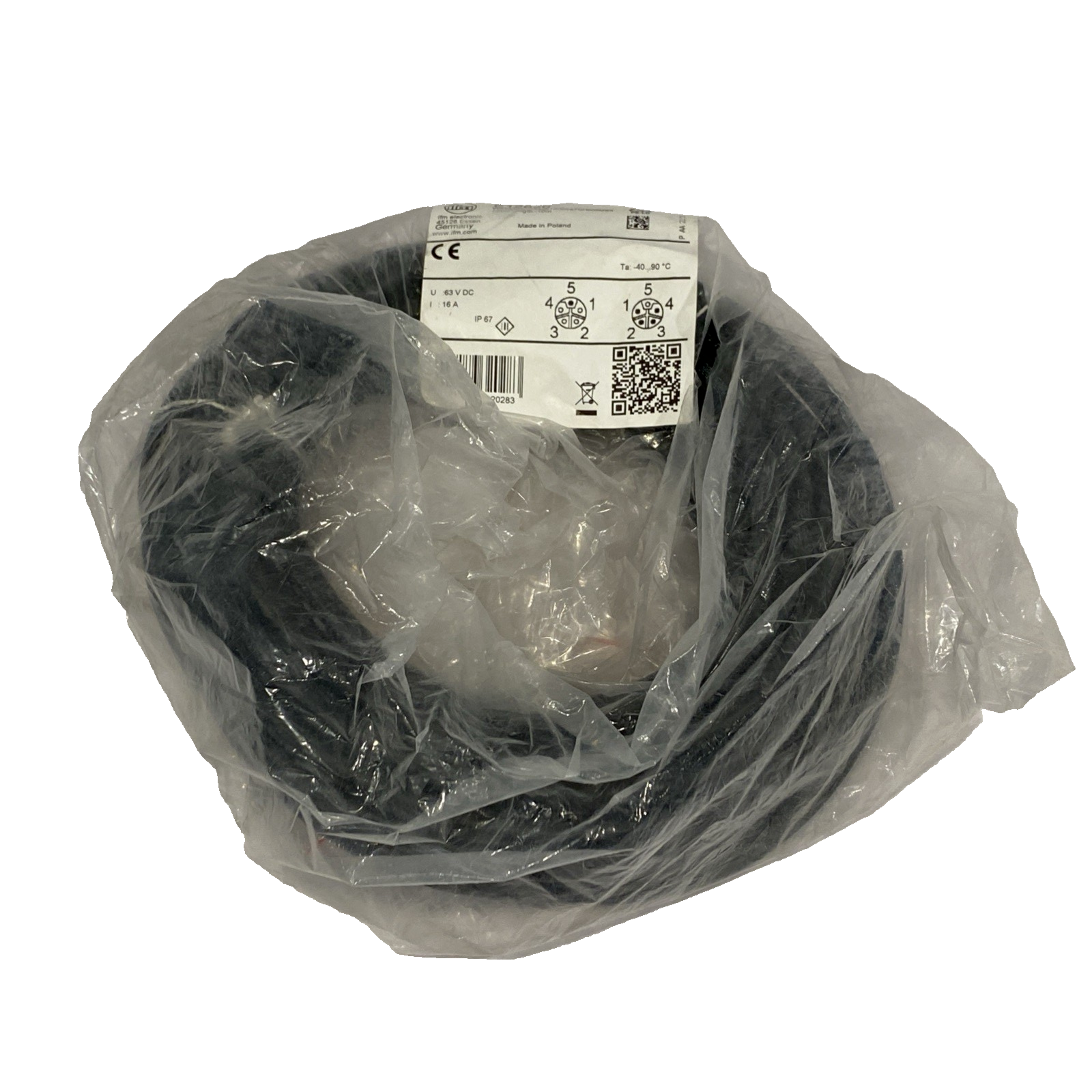 IFM E12656 Connection Cable VDOGX050MSS0010H05STGH005MSS - New - Maverick Industrial Sales