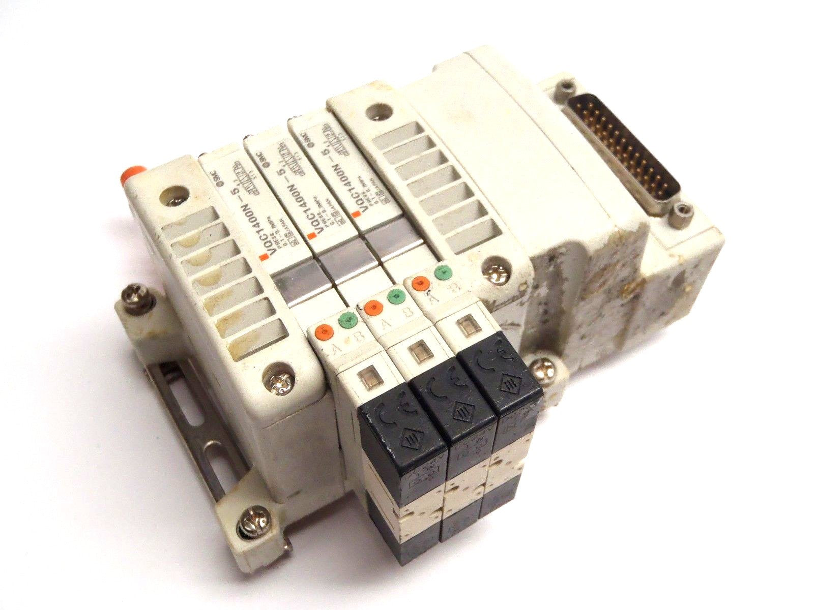 VQC1400N-5 | SMC Manifold Assembly W/ Press 0.1-0.7MPa - Used - Maverick Industrial Sales