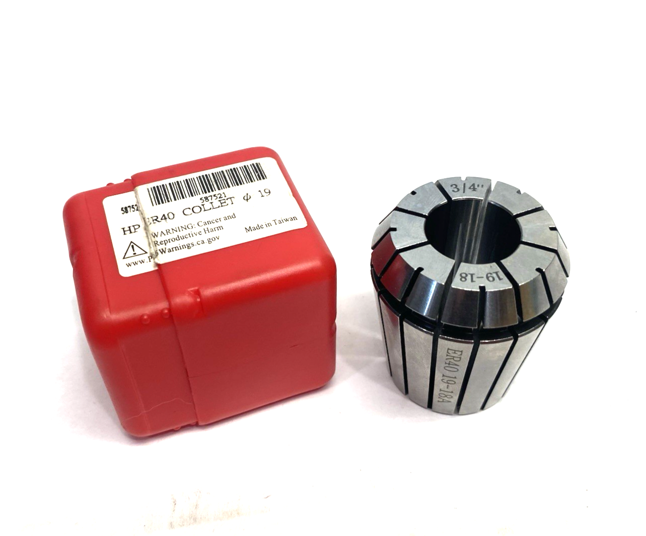 Accupro 587521 ER Collet: ER40, 19.00 mm Collet Size - Maverick Industrial Sales