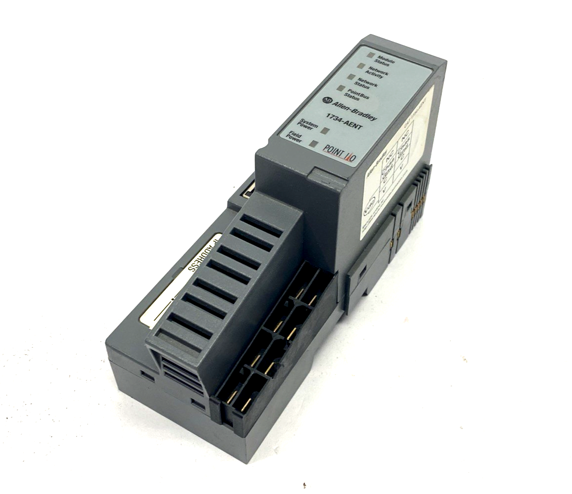 Allen Bradley 1734-AENT Ser. A Network Adapter, POINT I/O EtherNetIP - Maverick Industrial Sales