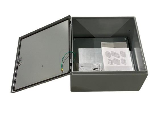 CSD202010 | Hoffman nVent Single Door Enclosure, Gray Steel, 20 x 20 10", 37459 - New – Open box - Maverick Industrial Sales