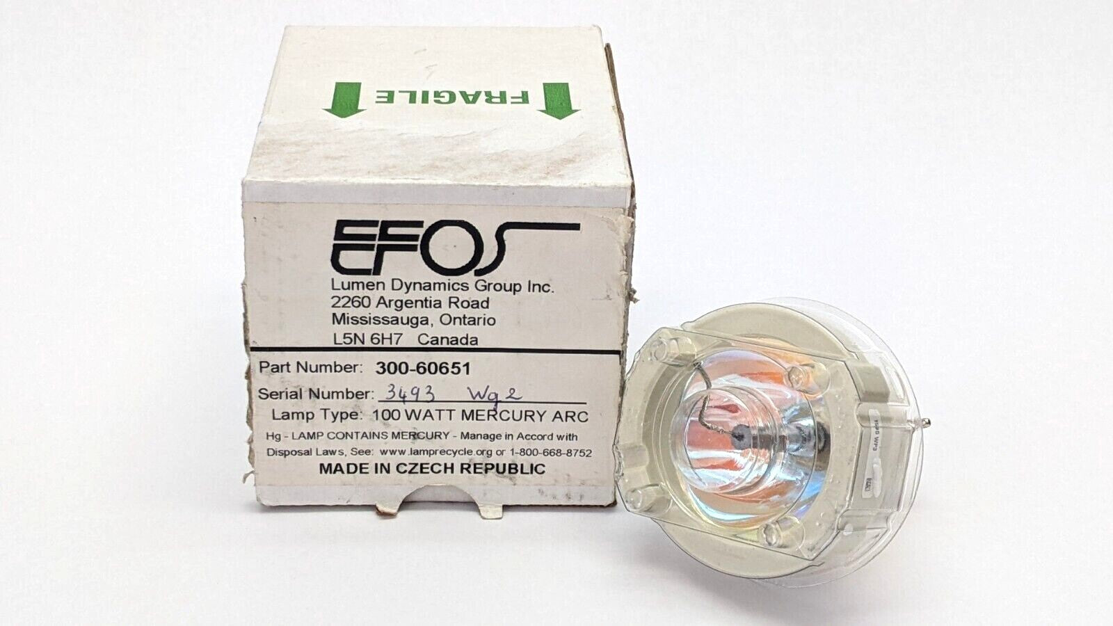 300-60651 | Lumen Dynamics ARC Bulb 100W EFOS - New - Maverick Industrial Sales