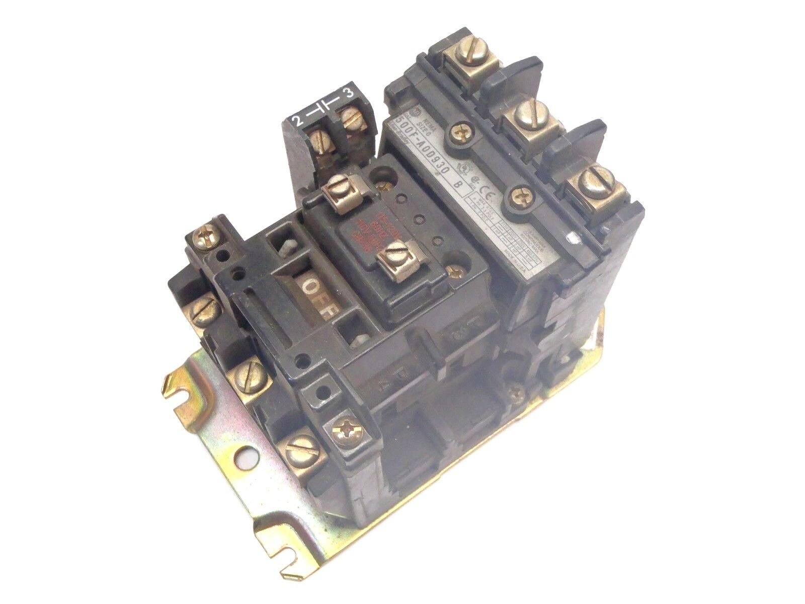 Allen Bradley 500F-A0D930 Series B Contactor 595-A Auxiliary Contact - Maverick Industrial Sales