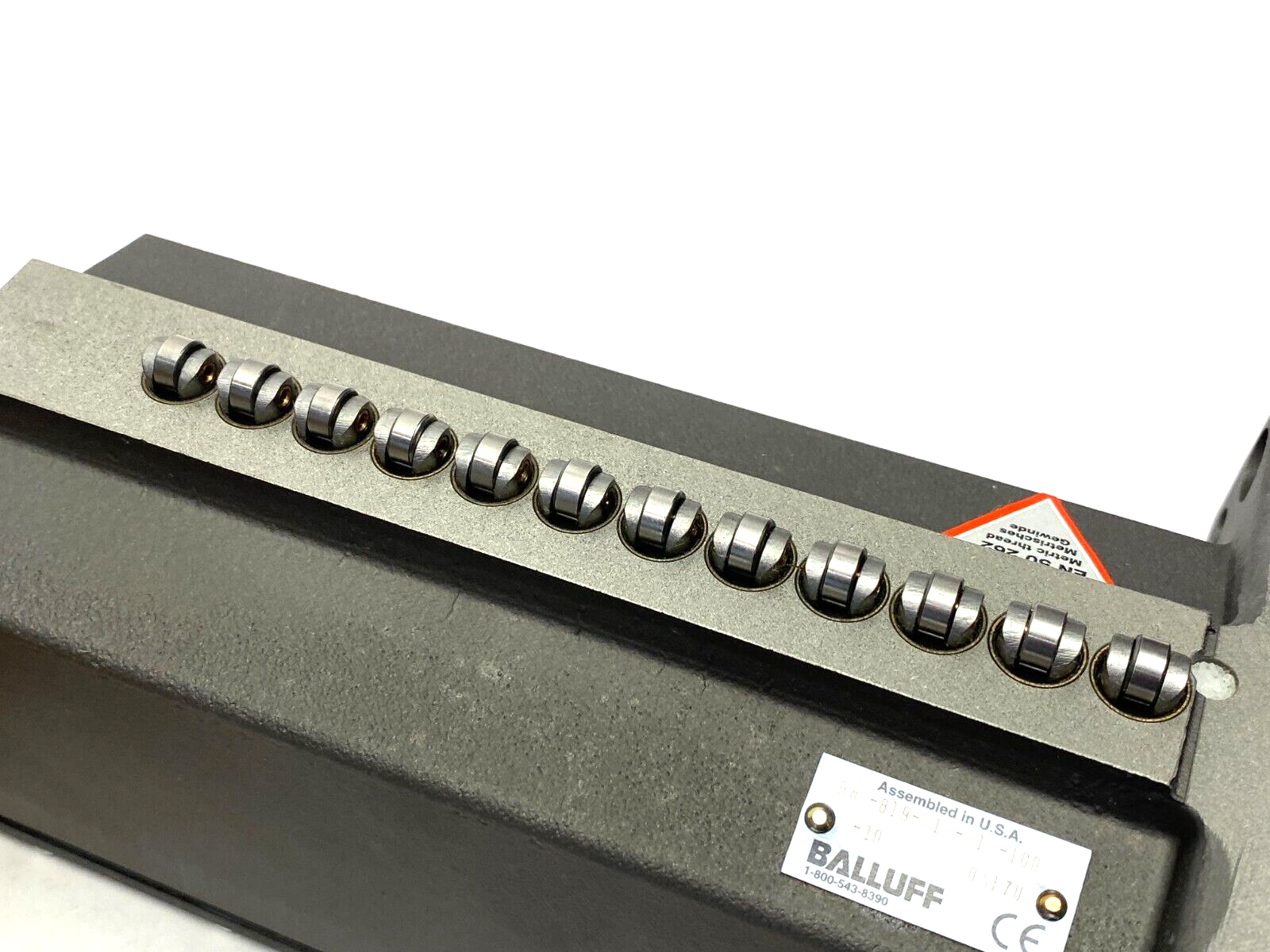 134040,BNS-819-D12-R12-100-10 | Balluff BNS-819-D12-R12-100-10 Mechanical Multi-Position Limit Switch 134040 - New – Open Box - Maverick Industrial Sales