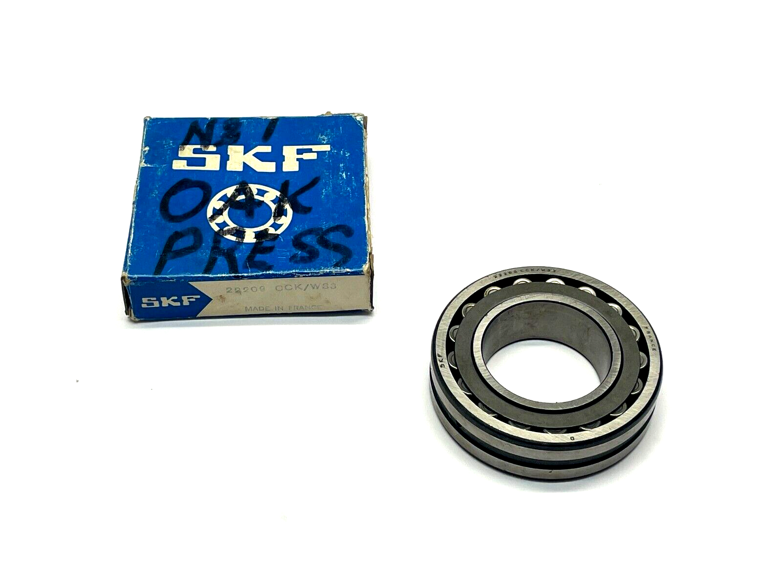 SKF 22209 CCK/WSS Medium Series Spherical Roller Bearing - New - Maverick Industrial Sales