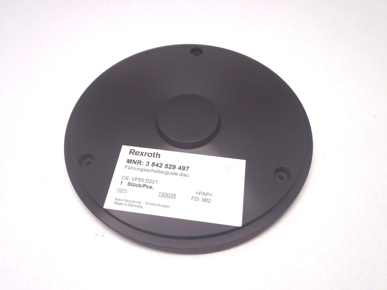 Rexroth 3842529497 Vario-Flow VF-65 Conveyor Guide Disc - New – Open box - Maverick Industrial Sales