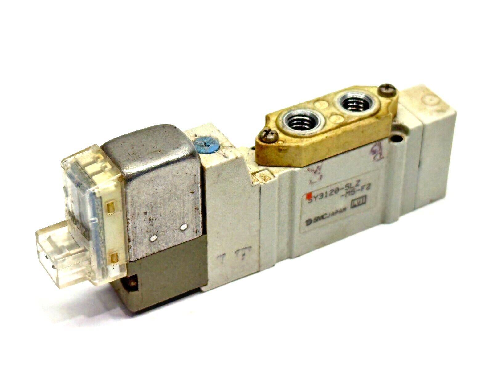 SMC SY3120-5LZ-M5-F2 Pneumatic Solenoid Valve 2-Position 24VDC - Maverick Industrial Sales