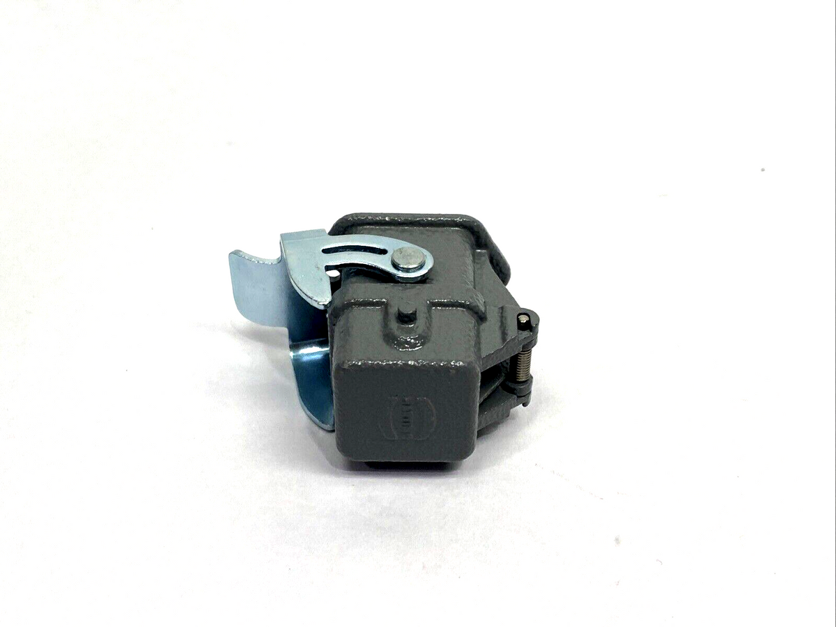 09200030306,Han 3A-HBM-SL-C,3A-HBM-SL-C | Harting 09200030306 Han 3A-HBM-SL-C Locking Connector Hood, Spring Cap w/ Seal - New Other - Maverick Industrial Sales