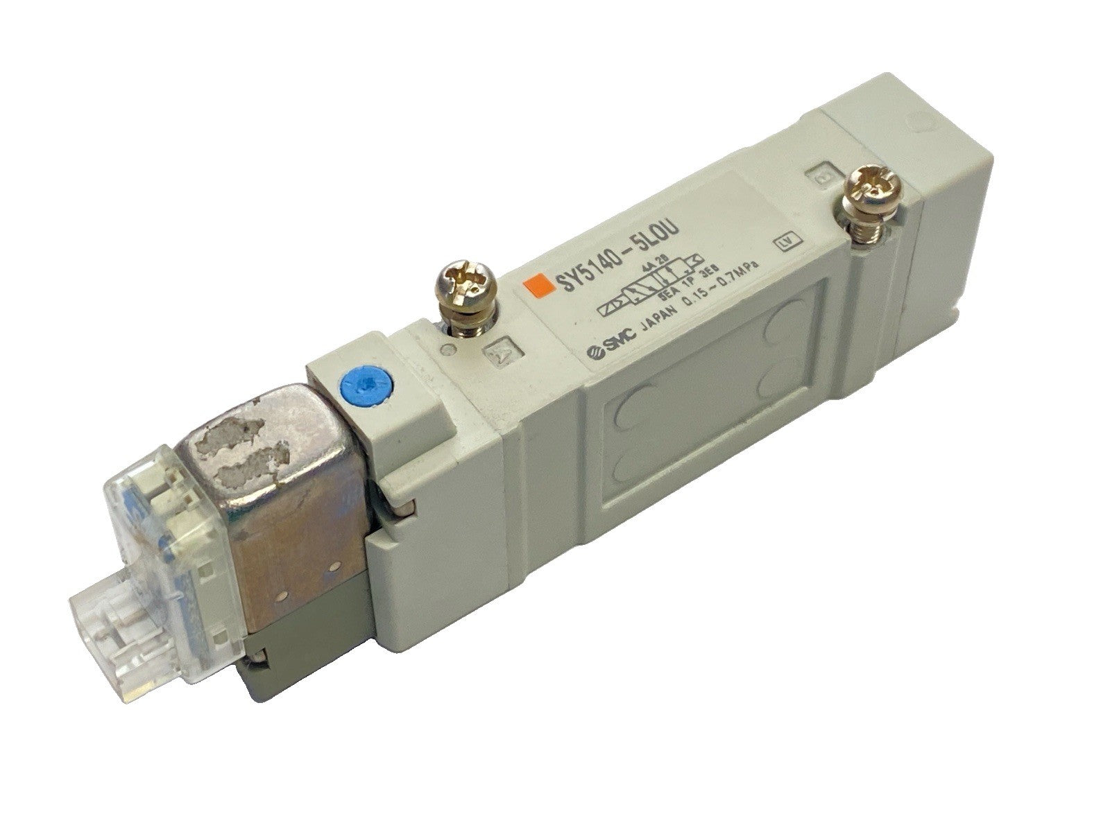 SMC SY5140-5LOU Pneumatic Solenoid Valve 2-Position 5-Port - Maverick Industrial Sales