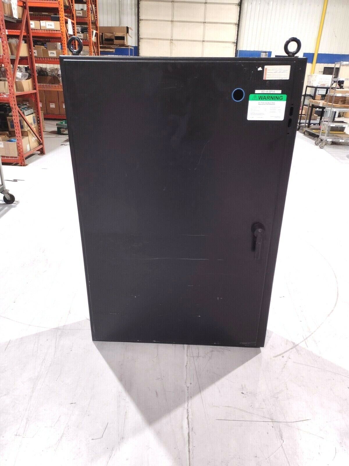 Hoffman A60X1E4010 Low-Profile Type 12 Disconnect Enclosure Black, No panel - Used - Maverick Industrial Sales