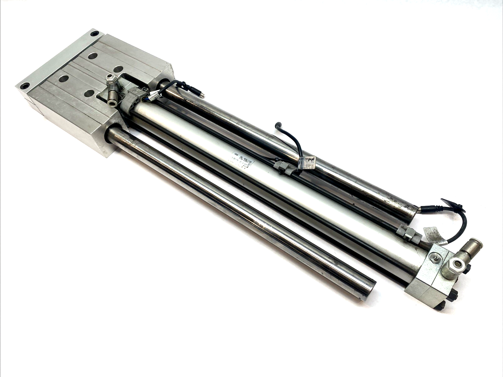 SED25 X 16-BJ-DE-E-H4 | PHD Pneumatic Slide Cylinder 25 Bore 16" - Used - Maverick Industrial Sales