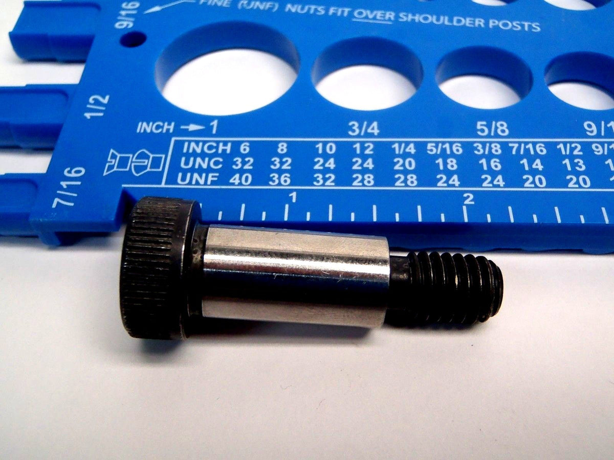 91259A712 | Alloy Steel Shoulder Screw 1/2" x 1" 3/8"-16 Thread Size - New – Open box - Maverick Industrial Sales
