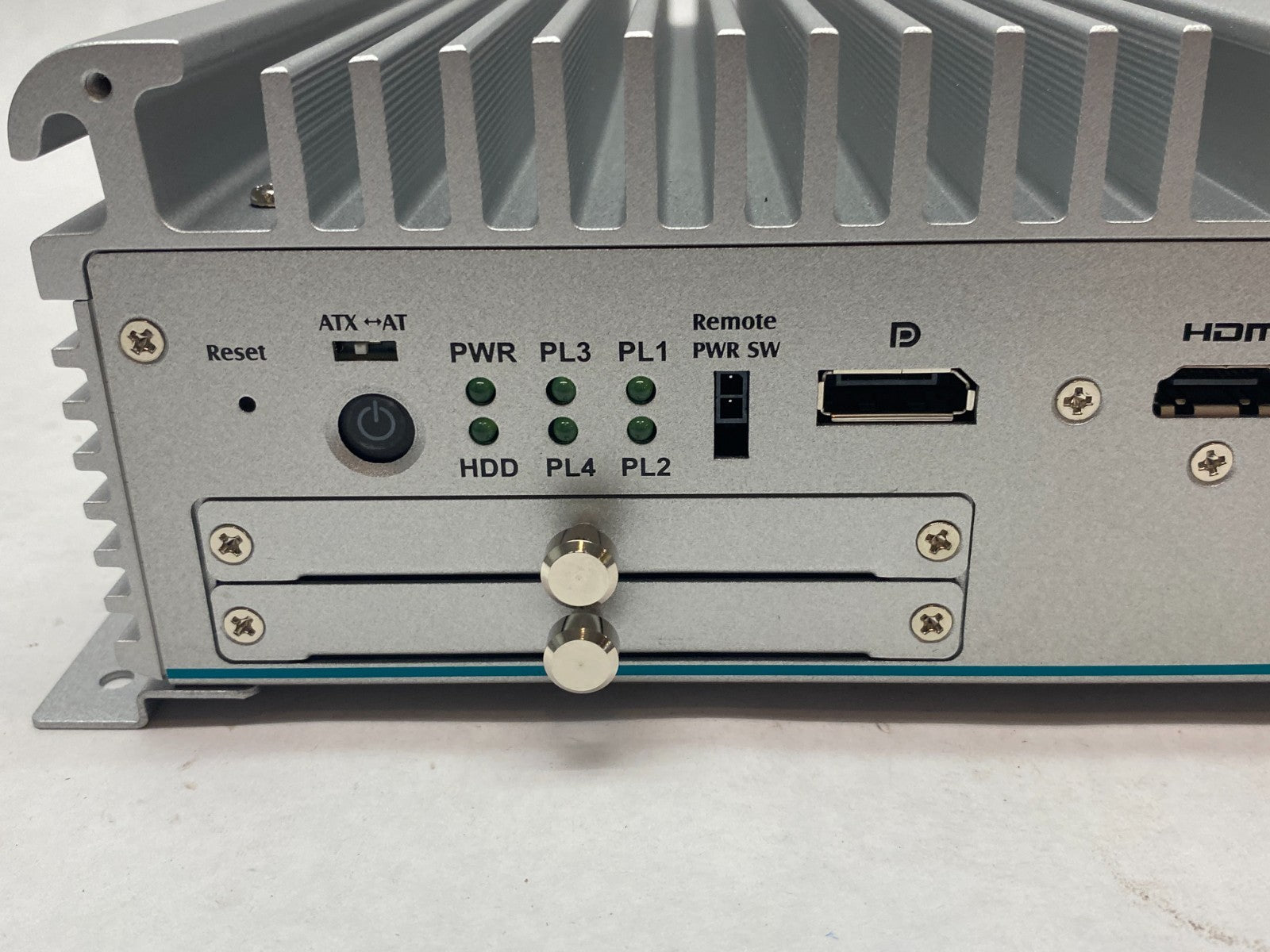 Axiomtek eBOX671-521-FL-DC-4PoE Fanless Embedded System w/ Intel® Core™ i5-8500T - Maverick Industrial Sales