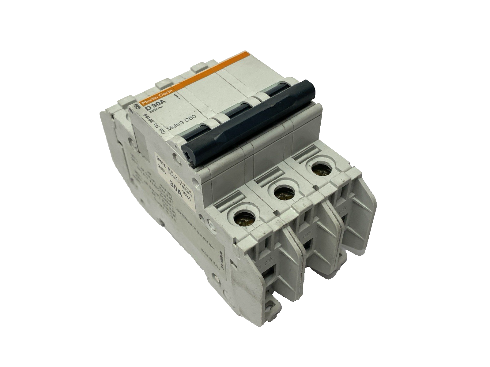 Merlin Gerin 60198 Circuit Breaker 3-Pole 30A - Maverick Industrial Sales