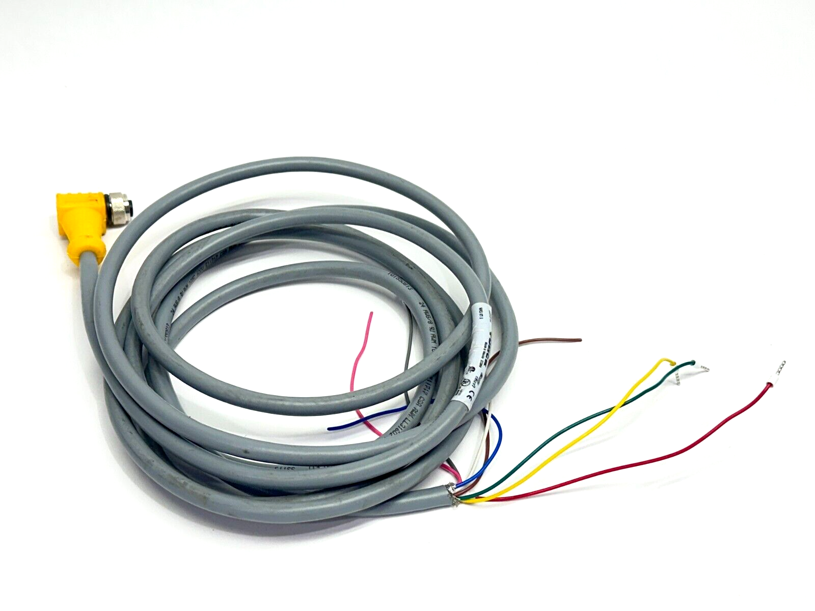 Turck WKS 8T-3 Single Ended Cordset 3m Length U0949-44 - Used - Maverick Industrial Sales
