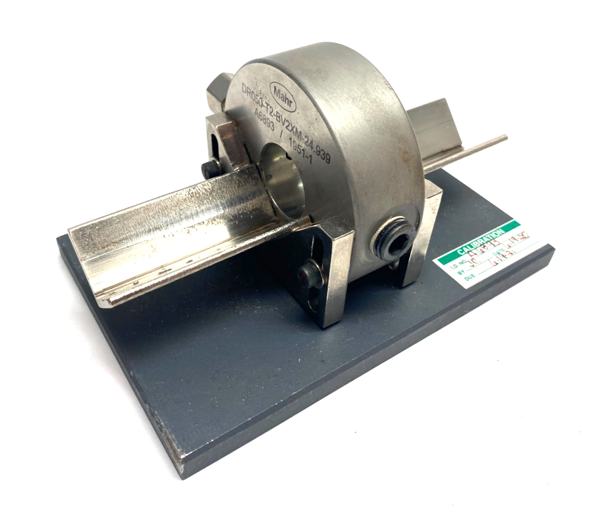 DR050-T2-BV2XM-24.939, A6893 | Mahr DR050-T2-BV2XM-24.939 Dimensionair 2-Jet Air Ring Gauge A6893 w/ Base Plate - Used - Maverick Industrial Sales