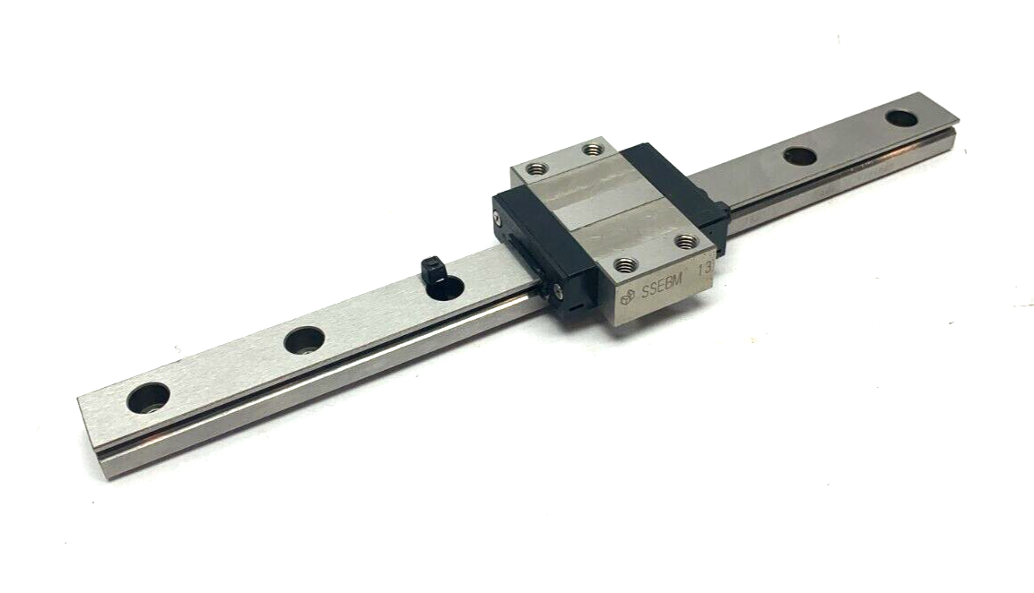 Misumi SSEBM13-170 Linear Guide Block w/ 170mm Guide Rail - New - Maverick Industrial Sales