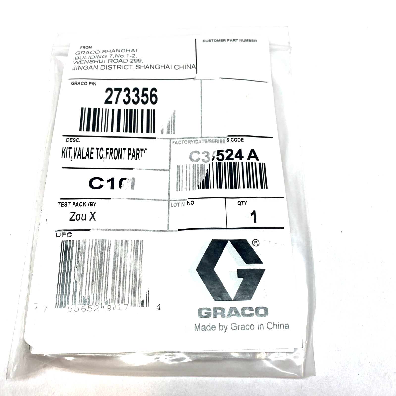 Graco 273356 Front Nose Kit - Maverick Industrial Sales