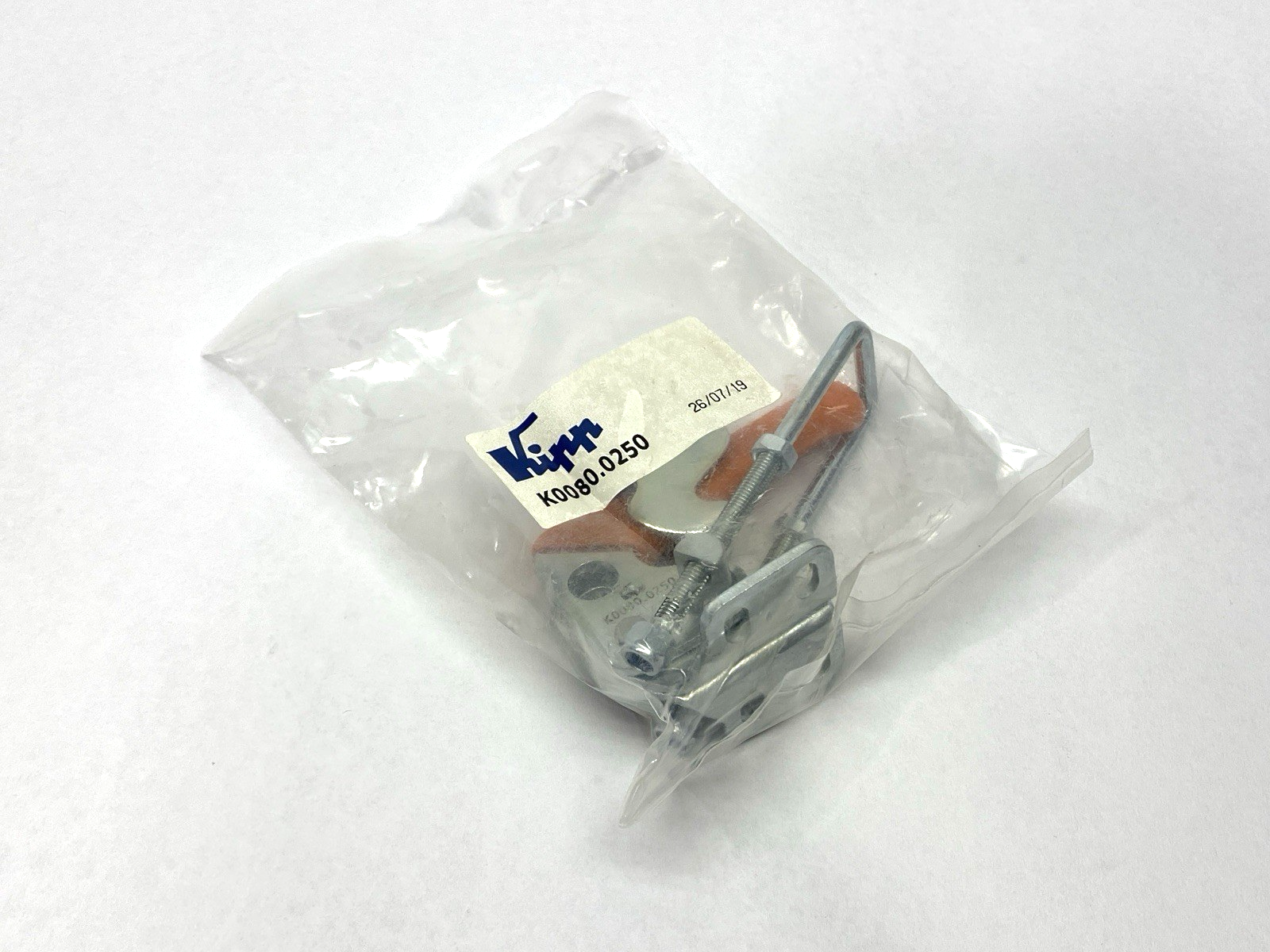 Kipp K0080.0250 Toggle Clamp Horizontal Latch w/ Fixed Jaw - Maverick Industrial Sales