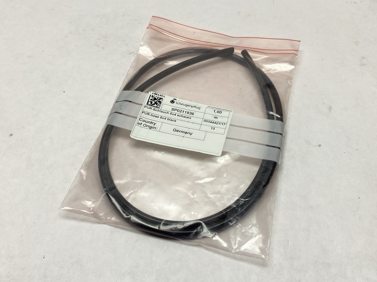 Scheugenpflug SP0211936 PUR-Hose 6x4 Black - New - Maverick Industrial Sales
