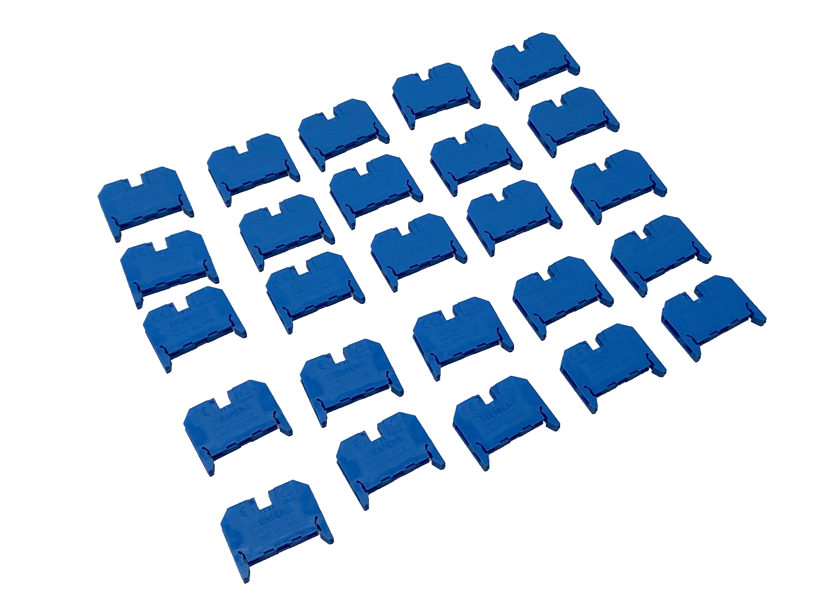 Siemens 8WA1011-1BF23 Terminal Block 2.55mm 800V LOT OF 25 - Maverick Industrial Sales