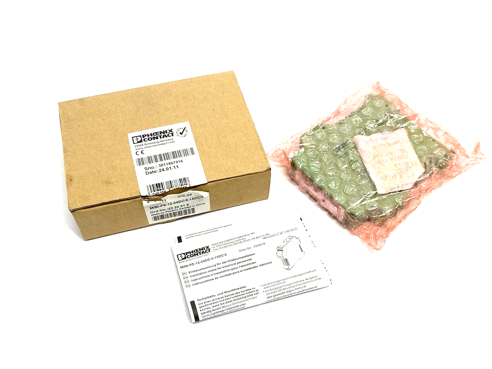 MINI-PS- 12- 24DC/ 5-15DC/2 | Phoenix Contact 2320018 Primary Swi. DC-DC Converter - New – Open box - Maverick Industrial Sales