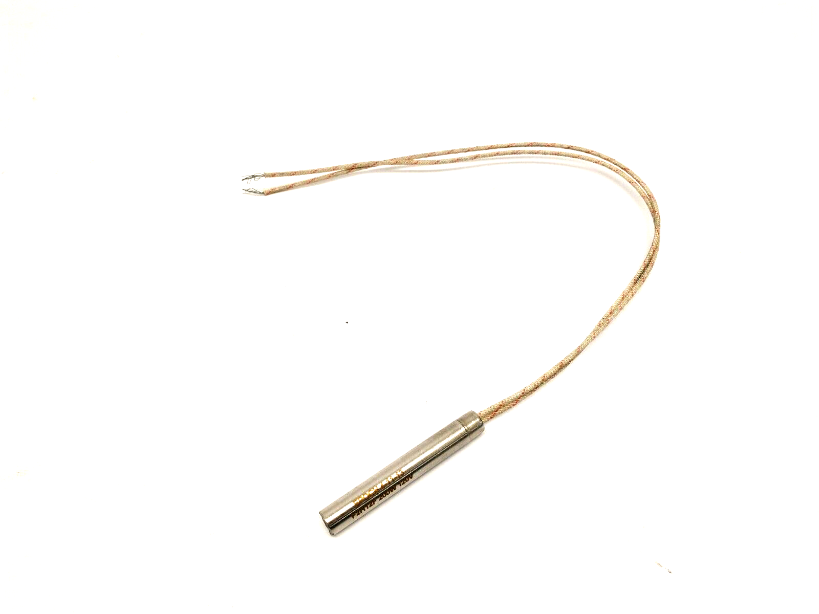 Epoch F2H12F Cartridge Heater 3/8" x 2-1/2" Long 120V 200W 13" Wire Leads - Maverick Industrial Sales