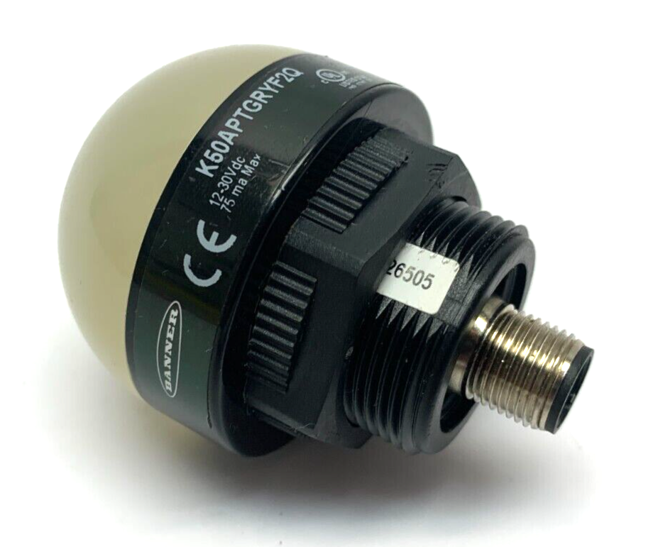 Banner K50APTGRYF2Q EZ-LIGHT 3-Input Color Touch Sensor 8-Pin 26505 - Maverick Industrial Sales