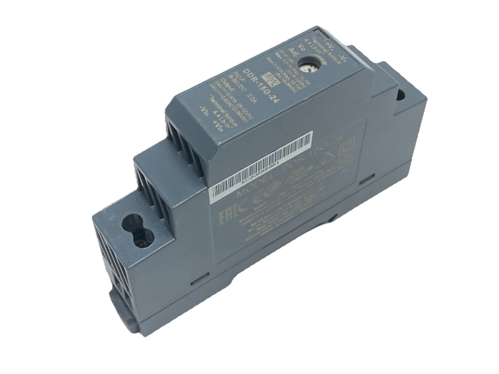 Mean Well DDR-15G-24 DC/DC Converter Module 0.63A 24V 15W - Maverick Industrial Sales