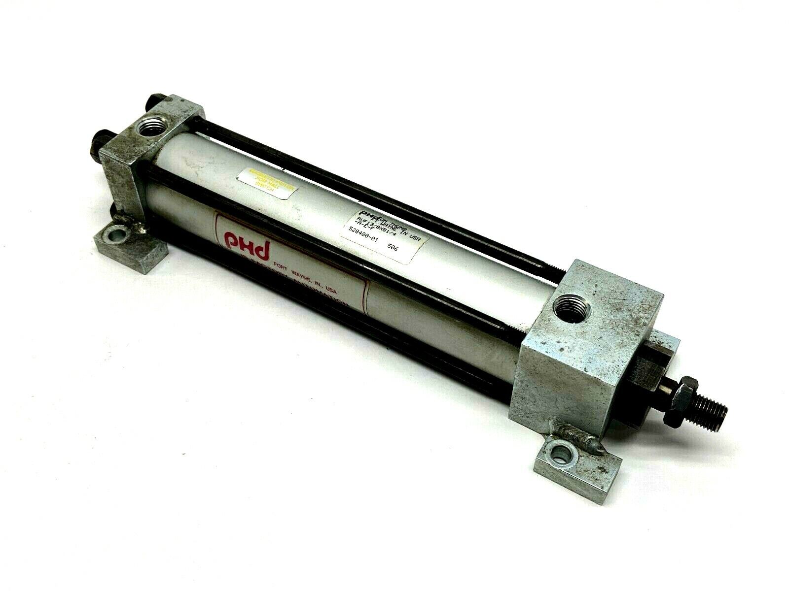 PHD AVF13/8x51/4-A-E-F Pneumatic Magnetic Piston Cylinder 5-1/4" Stroke - Used - Maverick Industrial Sales