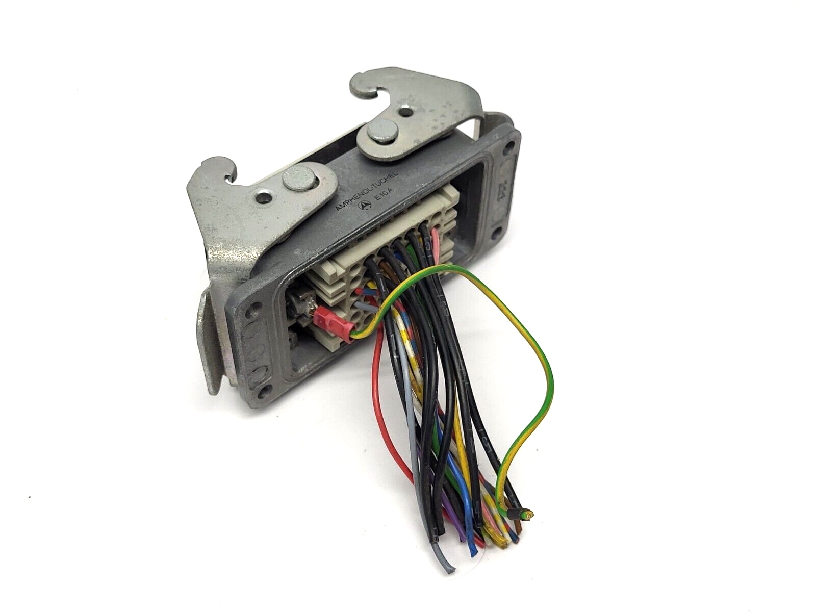 Amphenol C 146 042 0009 Male Connector w/ E10A Heavy Duty Hood - Used - Maverick Industrial Sales