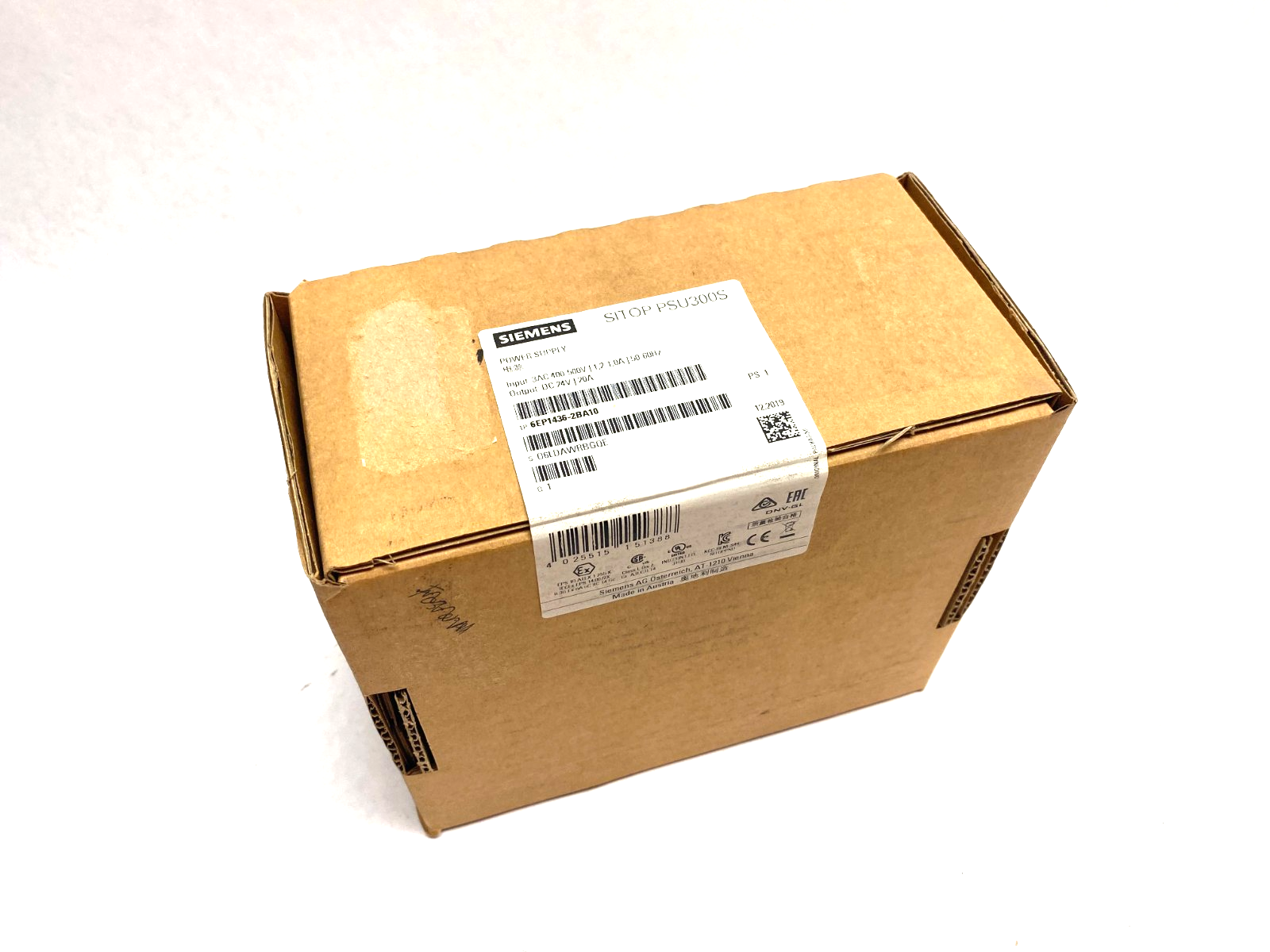 Siemens 6EP1436-2BA10 SITOP PSU300S Stabilized Power Supply, 20A - Maverick Industrial Sales