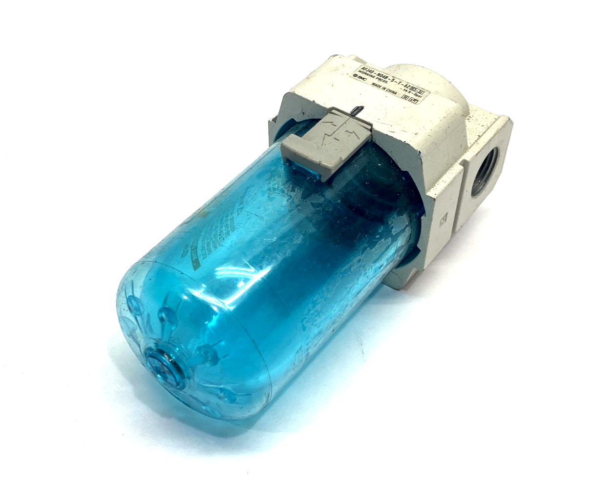 SMC AFJ40-N04B-5-T-6Z Vacuum Drain Separator 1/2" NPT - Used - Maverick Industrial Sales