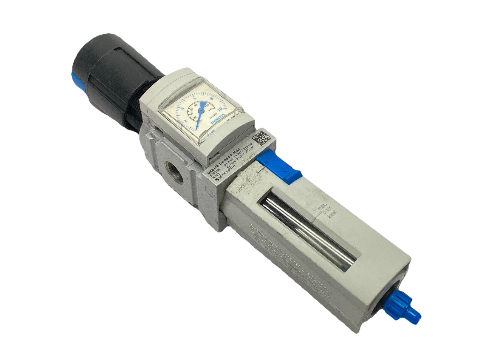 Festo MS4-LFR-1/4-D6-ERM-AS Pneumatic Filter Regulator 529148 - Maverick Industrial Sales
