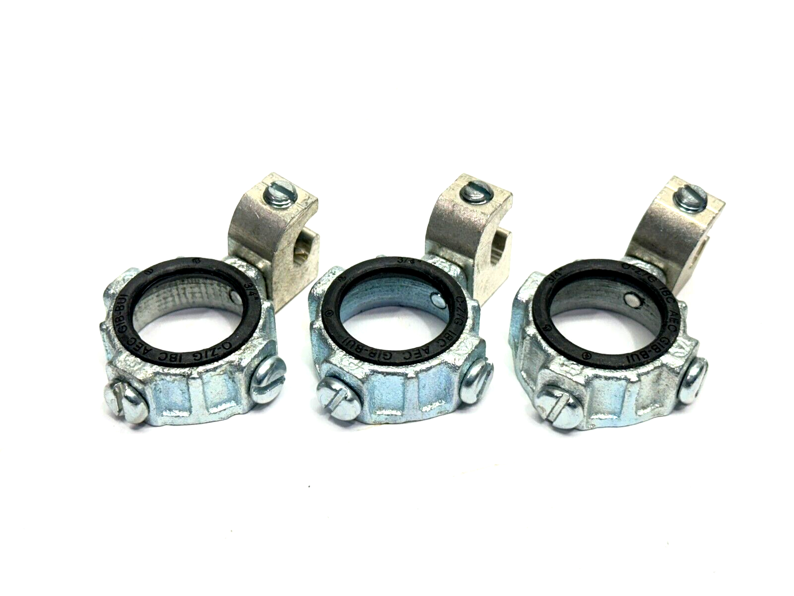 O-Z Gedney IBC-75L-4AC Grounding Bushing 3/4" 14-4 AWG LOT OF 3 - Maverick Industrial Sales