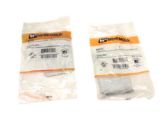 6001A | Wiremold 6000 Galvanized Coupling Fitting LOT OF 2 - New – Open box - Maverick Industrial Sales