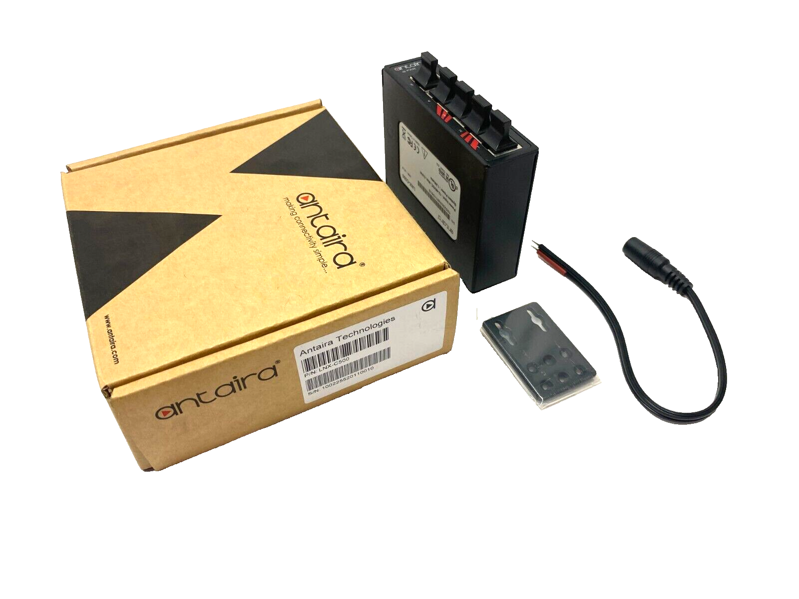Antaira LNX-C500 Compact Industrial Unmanaged Ethernet Switch 5-Port 12-48VDC - Maverick Industrial Sales