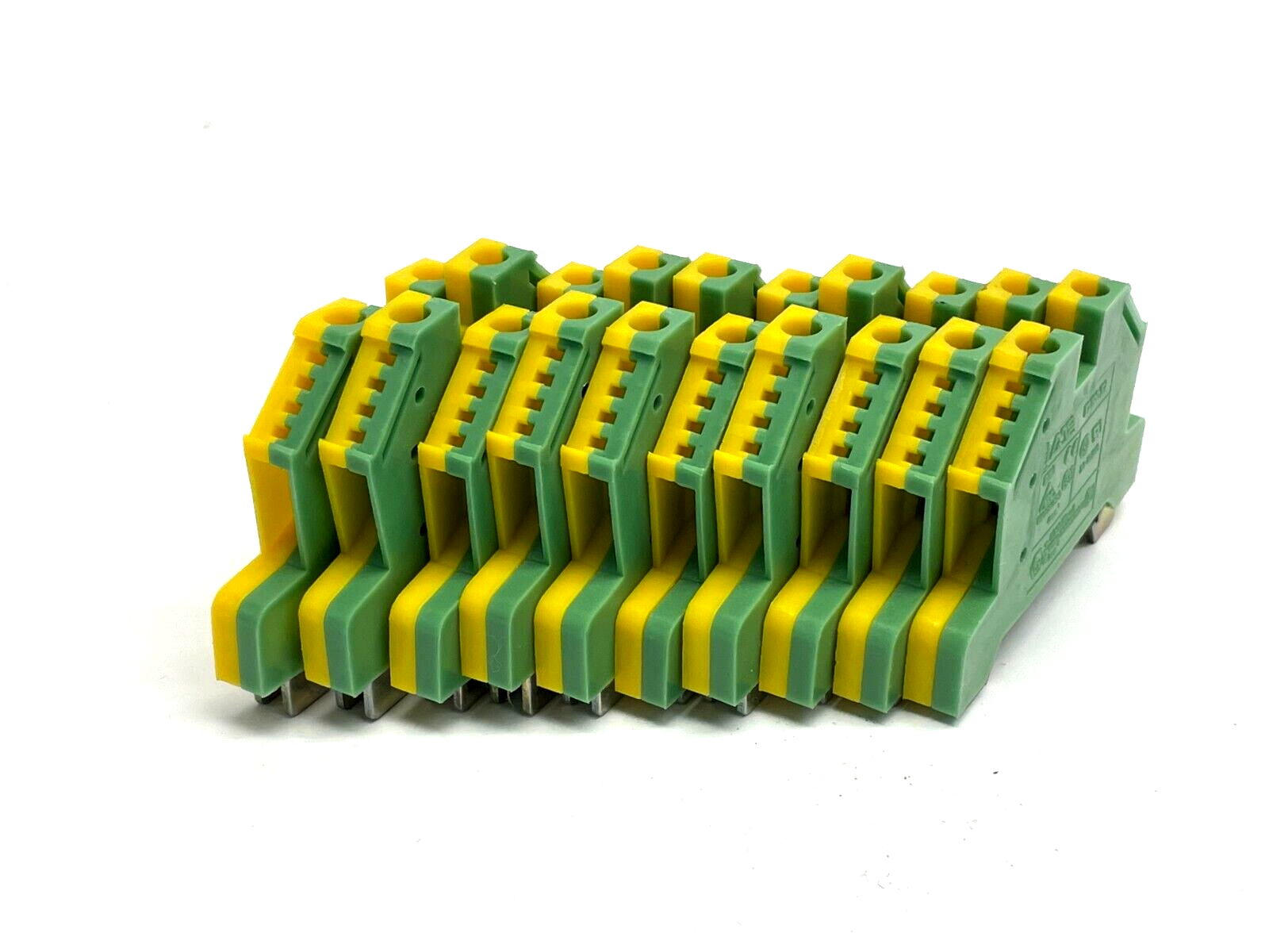 Morsettitalia EURO E4 Earth Terminal Block 43454 LOT OF 10 - Used - Maverick Industrial Sales