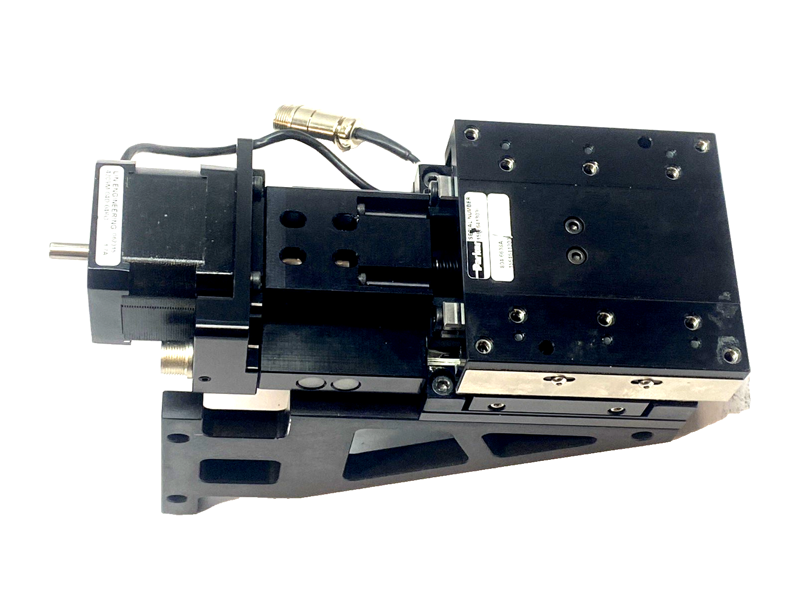 804-6638A | Parker Z-Axis Linear Stage w/Lin Engineering 4209M Stepper Motor- Used - Maverick Industrial Sales