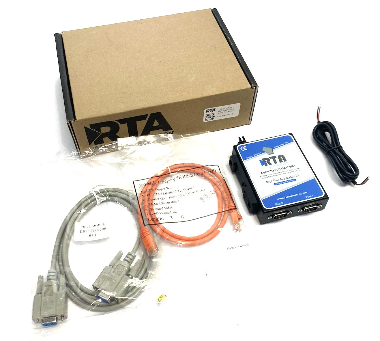 435NBX-N700-D | RTA ASCII To Allen Bradley PLC Gateway RS232/485/422 - New – Open box - Maverick Industrial Sales