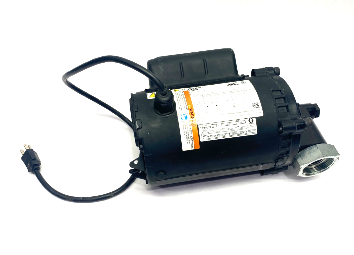 Graco 25U346 EGP Transfer Pump 8 gpm 115VAC - New – Open box - Maverick Industrial Sales