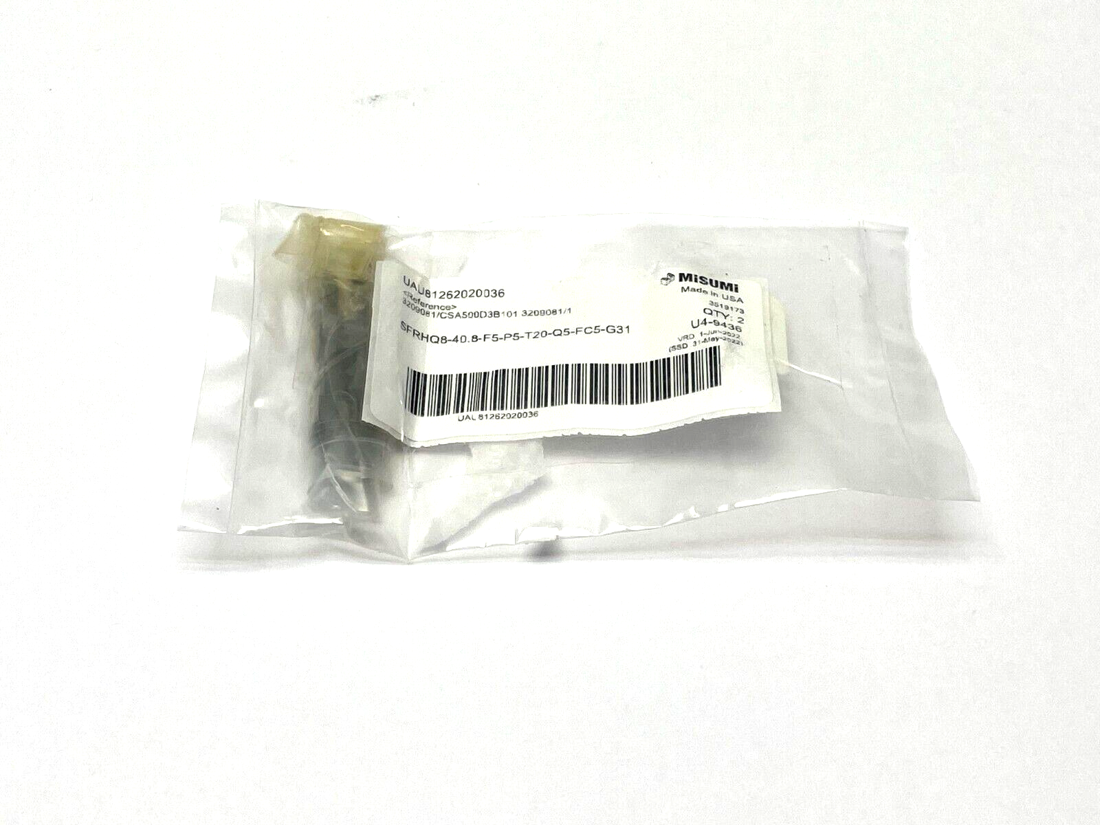 SFRHQ8-40.8-F5-P5-T20-Q5-FC5-G31 | MiSUMi Rotary Shaft LOT OF 2 - New - Maverick Industrial Sales