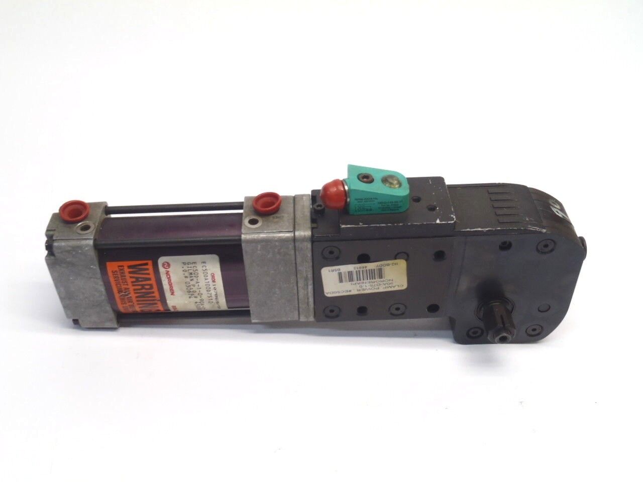 Norgren EC50D-A-1-0-90A-D-75-1-0 Power Clamp W/ Pepperl+Fuchs NBN2F48E8V1 - Used - Maverick Industrial Sales