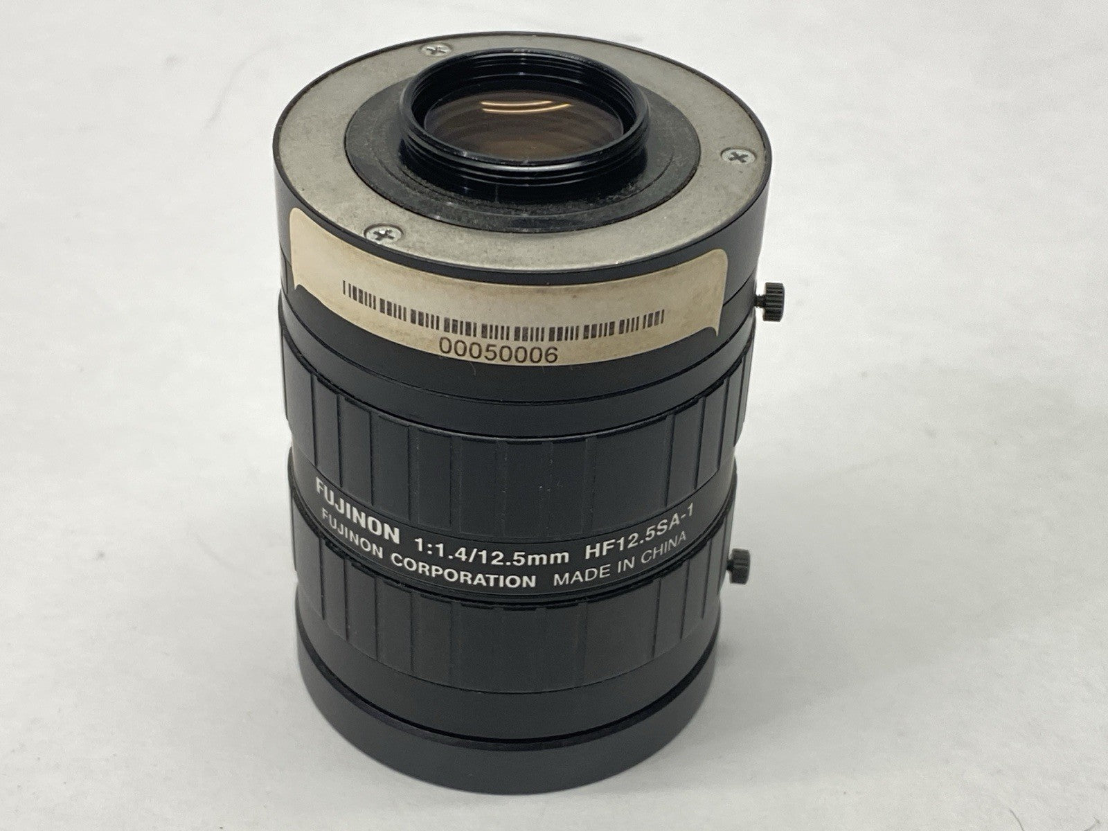HF12.5SA-1 | Fujinon C-Mount Lens 1:1.4/12.5mm F1.4 - Used - Maverick Industrial Sales