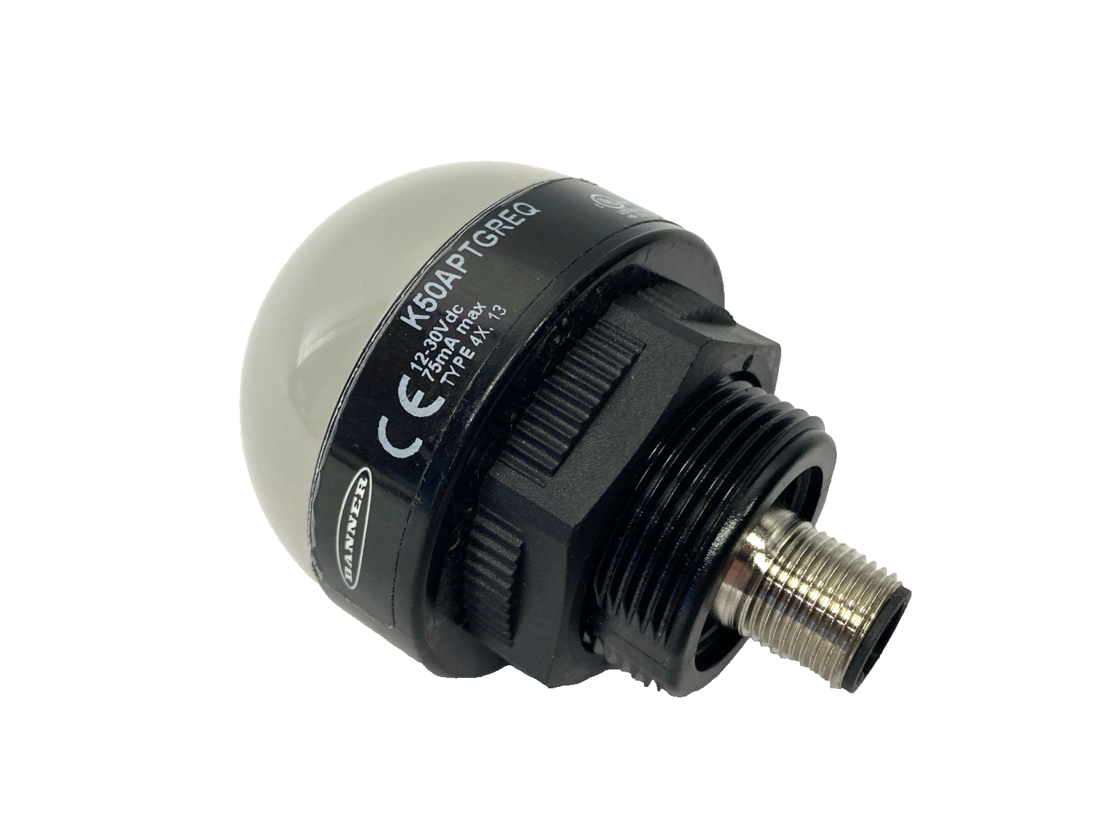 Banner K50APTGREQ Illuminated Pick-to-Light Touch Buttons 50mm 4-Pin M12 24985 - Maverick Industrial Sales