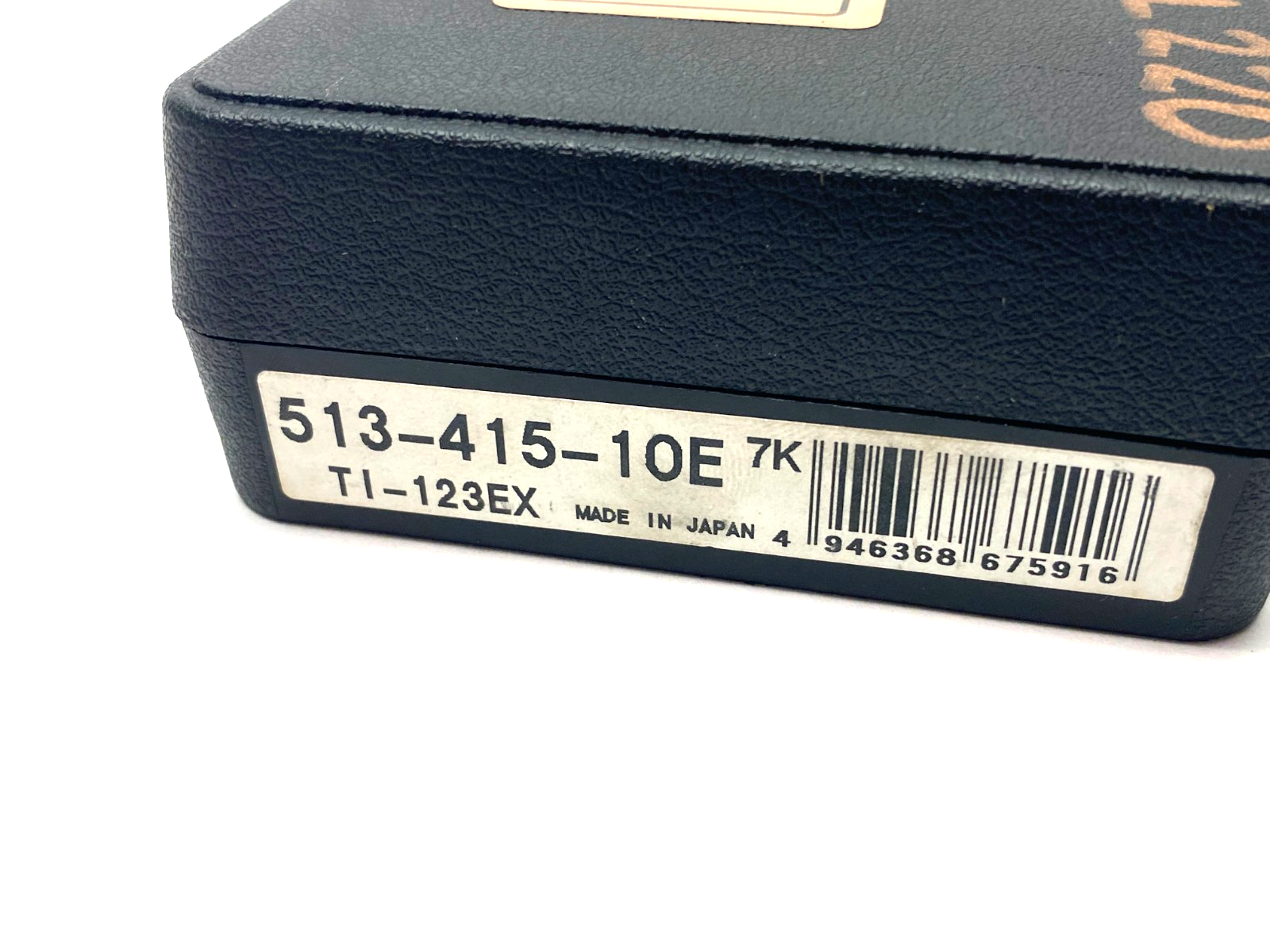 Mitutoyo 513-415-10E Dial Test Indicator 1.0mm Range, 0.01mm Graduation TI-123EX - New – Open box - Maverick Industrial Sales