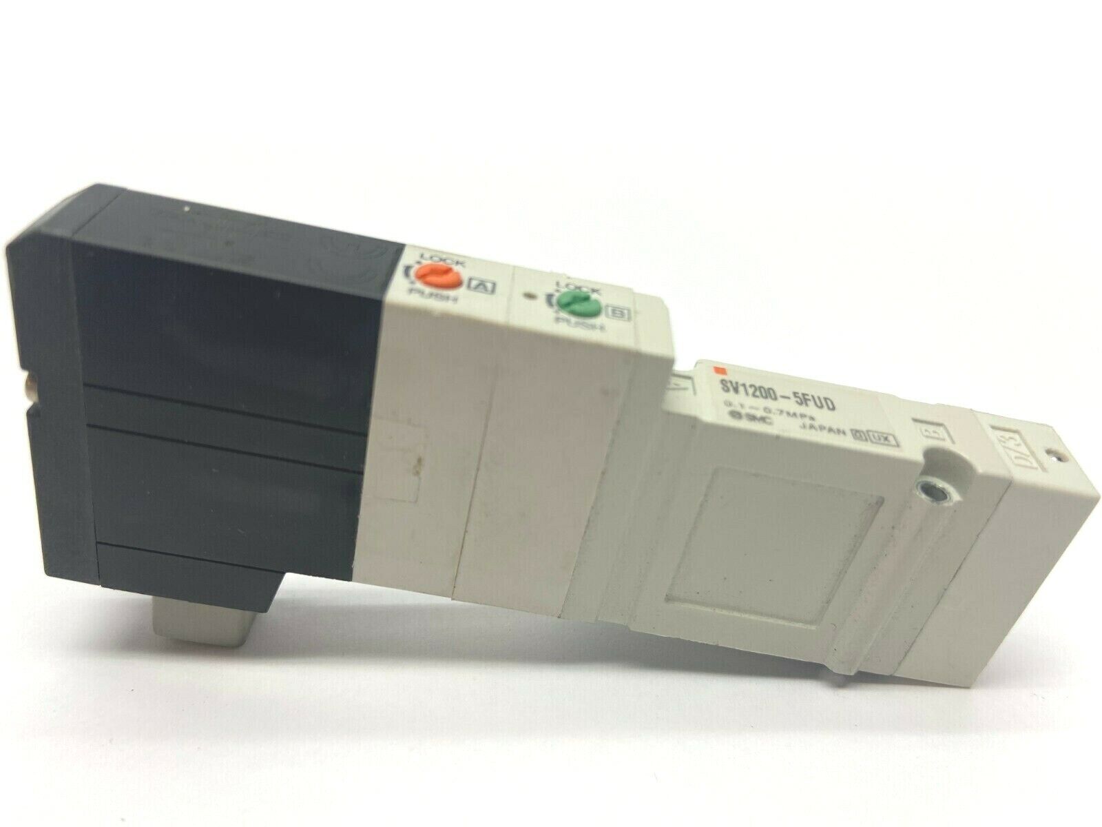 SV1200-5FUD | SMC Black Cover Solenoid Valve - Used - Maverick Industrial Sales