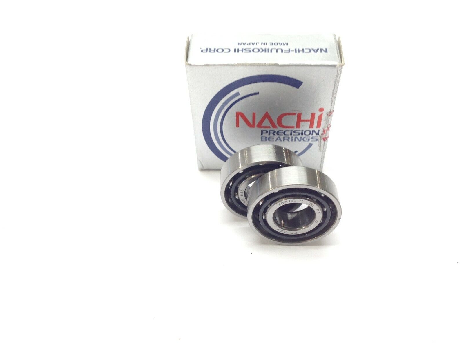 35434992 | Nachi Angular Radial Ball Bearings 7001 CYDU 7001C - New – Open box - Maverick Industrial Sales